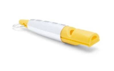 ACME Pfeife Gelb Silber Hülle 1 ACME Pfeife Gelb Silber Hülle