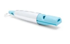 ACME Pfeife Hellblau Silber Hülle