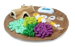 AFP Dig It Schnüffelmatte Round Fluffy Mat With Cute Toy