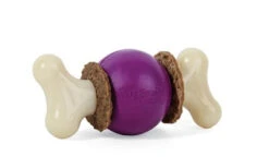 Petsafe Hundespielzeug Busy Buddy Bouncy Bone, Lila/beige