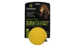 Starmark Swing N Fling Durafoam Fetch Hundeball, Gelb Mit Kordel 5 Starmark Swing N Fling Durafoam Fetch Hundeball, Gelb Mit Kordel -Hundespielzeugladen starmark swing n fling durafoam fetch hundeball gelb mit kordel3
